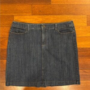 Eddie Bauer Classic Denim Skirt